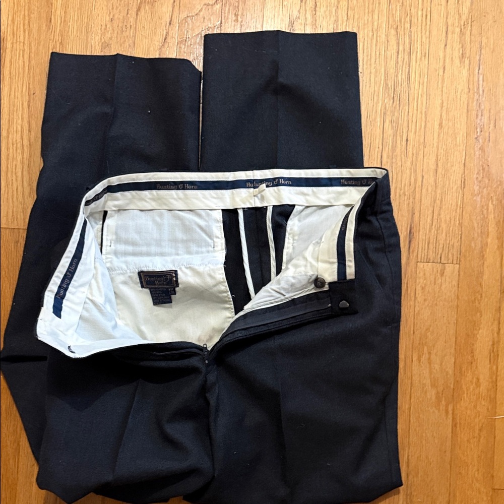Elegant Navy Men's Dress Pants
